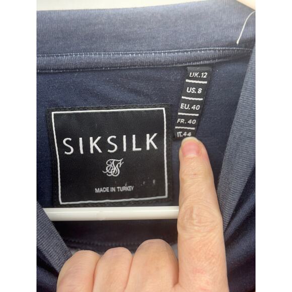 Siksilk women's long sleeve athletic shirt multi colored size 8 - Picture 3 of 9